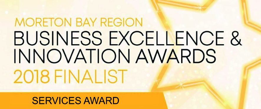 Moreton bay region business excellence & innovative awards 2018 finalist banner