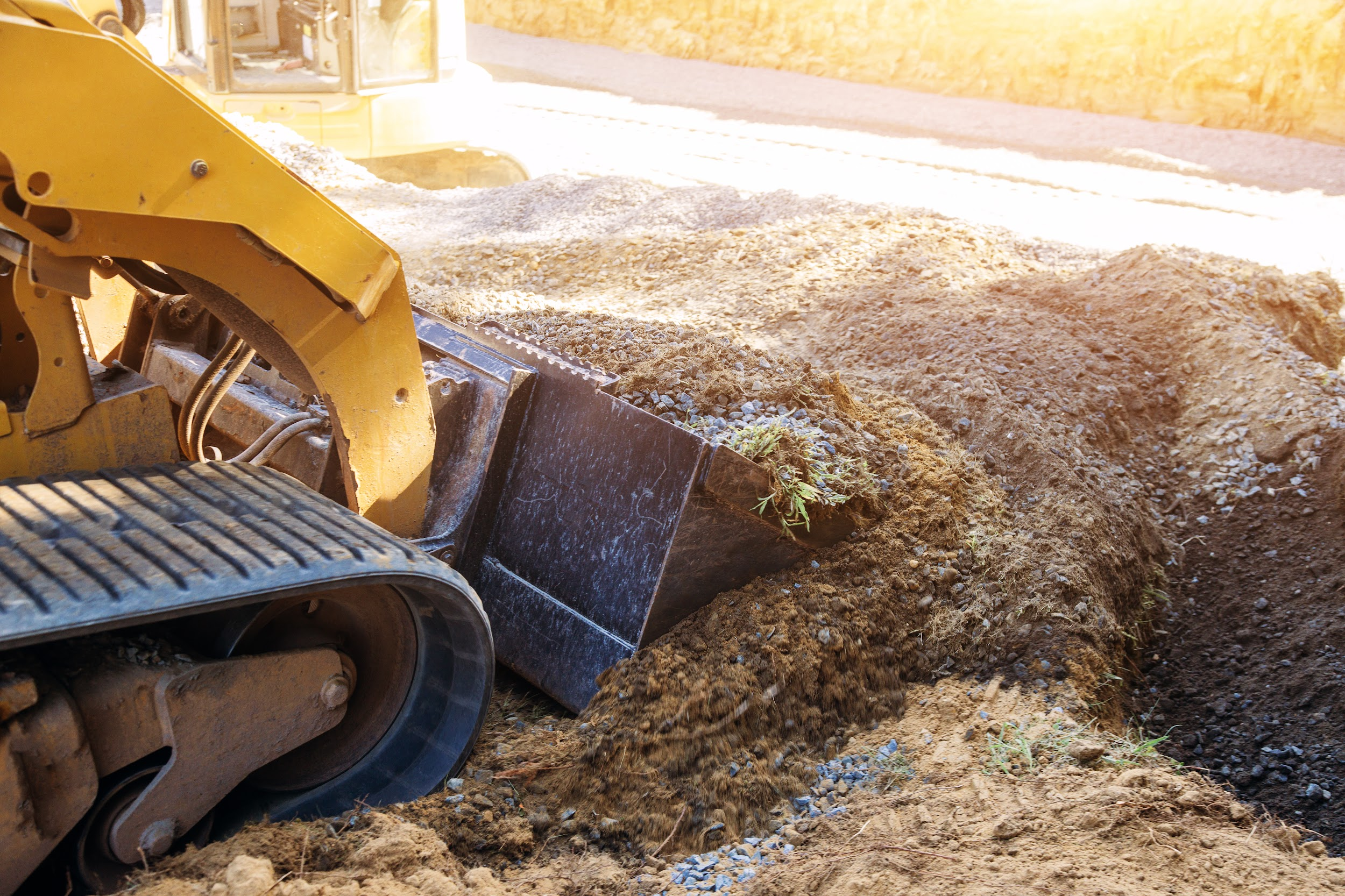 Dry hire excavator