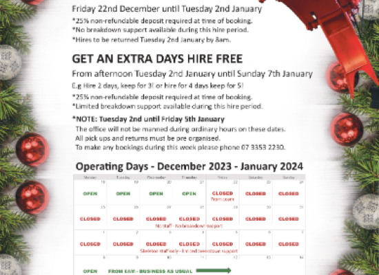 Holiday free days deals