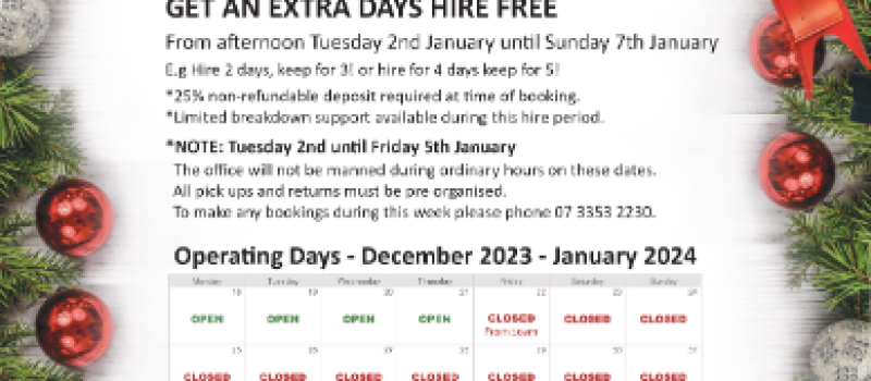 Holiday Free Days Deals